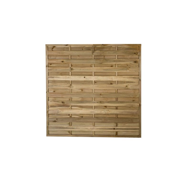 5013053192047 1 1.8m x 1.8m Pressure Treated Decorative Flat Top Fence Panel Pack of 3.jpg